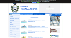 Desktop Screenshot of comune.maracalagonis.ca.it